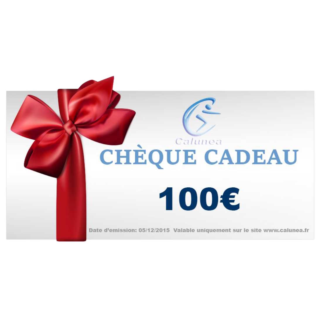 Chèque cadeau Calunea 100€