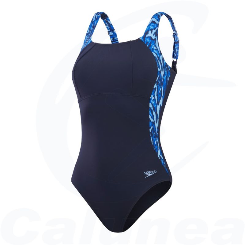 Image du produit Woman's comfort swimsuit ECO LUNALUSTRE PRINT SHAPING NAVY / BLUE SPEEDO - boutique Calunéa