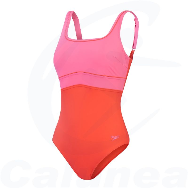 Image du produit Woman's comfort swimsuit ECO CONTOURECLIPSE SHAPING RED / PINK SPEEDO - boutique Calunéa
