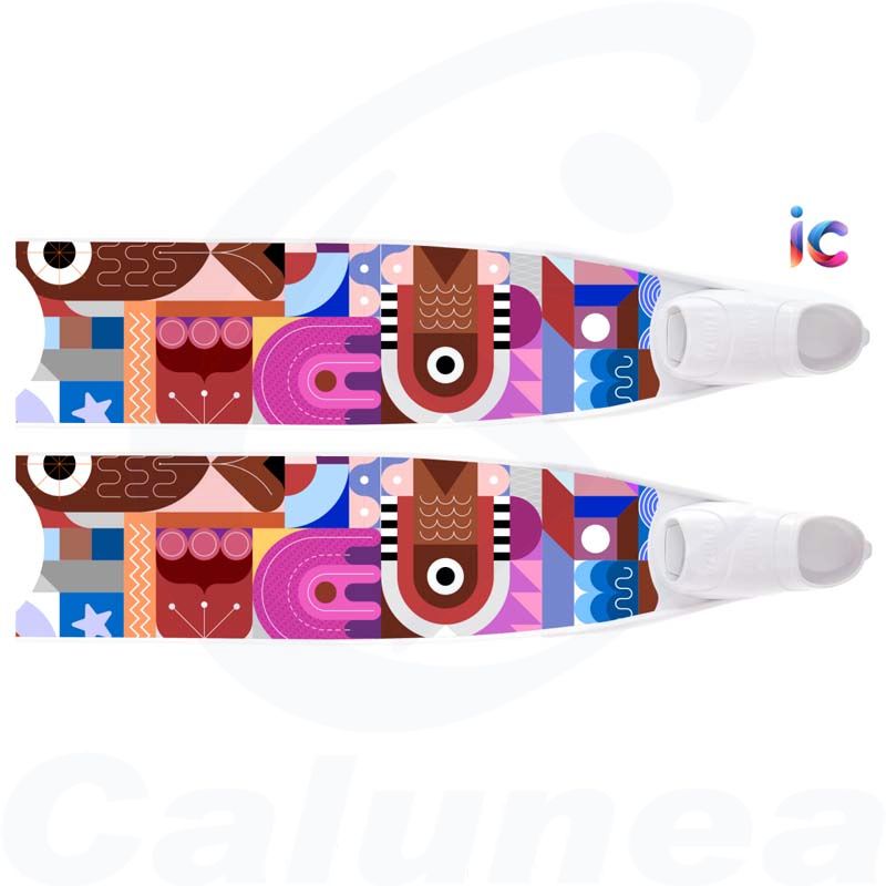 Image du produit Fiberglass Freediving fins IMPRESSION BI-FINS LEADERFINS - boutique Calunéa