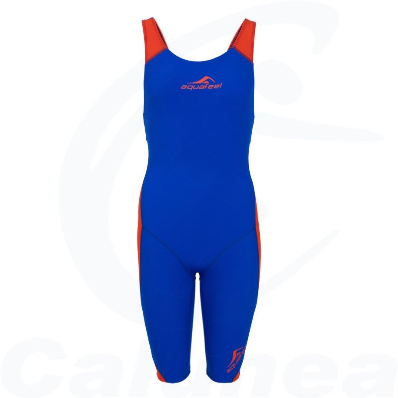 Image du produit Woman's Swimsuit I-NOV N2K OPEN BACK BLUE / RED AQUAFEEL - boutique Calunéa