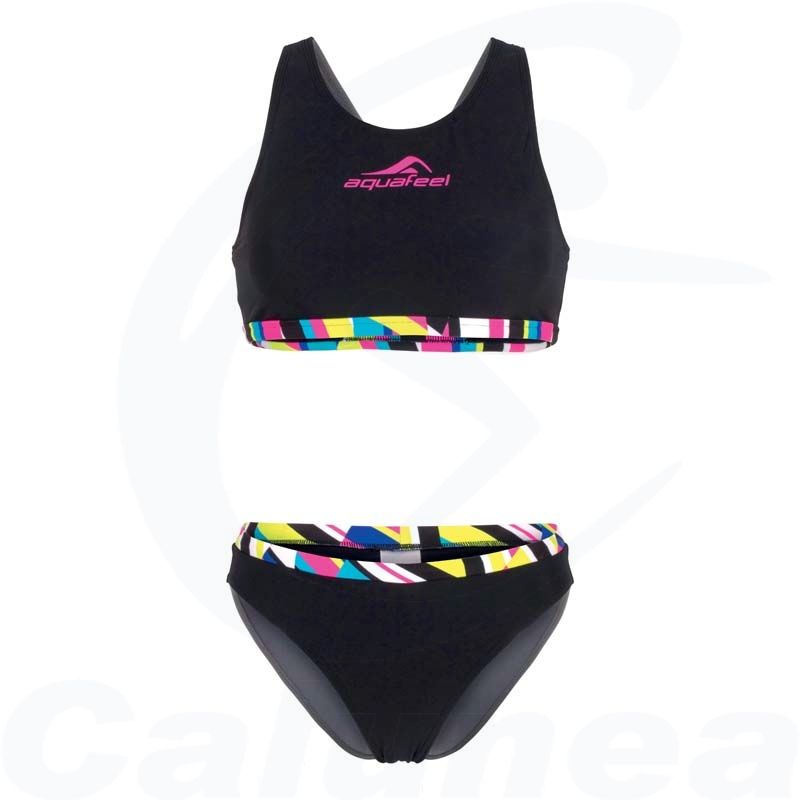 Image du produit Woman's 2-pieces swimsuit STRIPE CONFIUSION RACERBACK AQUAFEEL - boutique Calunéa