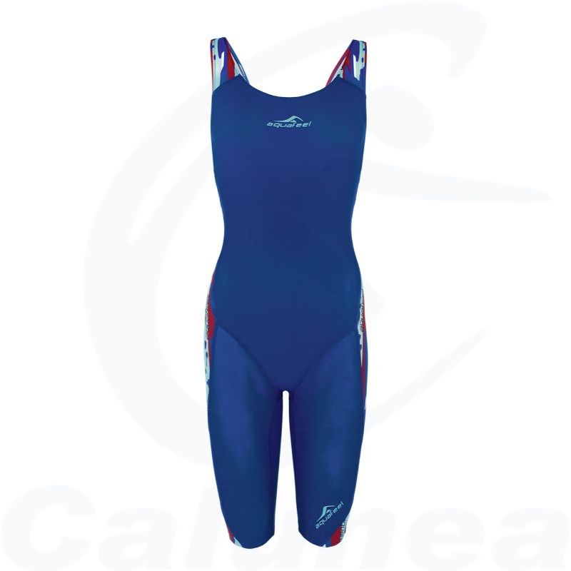 Image du produit Girl's Competition Swimsuit I-NOV N2K OPEN BACK BLUE AQUAFEEL - boutique Calunéa