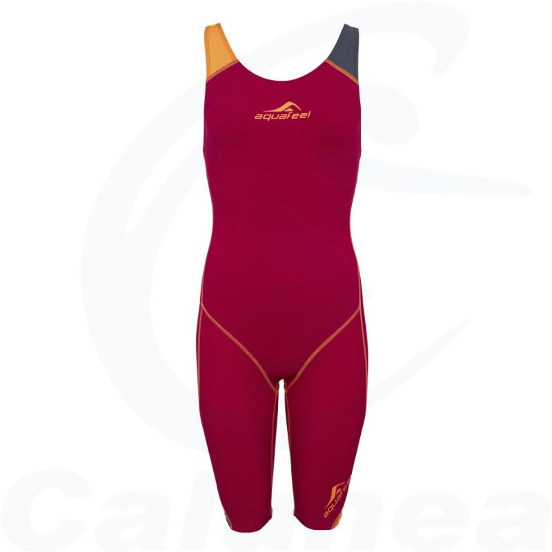 Image du produit Woman's Swimsuit I-NOV N2K OPEN BACK RED AQUAFEEL - boutique Calunéa