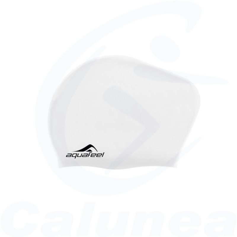 Image du produit LONG HAIR SILICONE CAP WHITE AQUAFEEL - boutique Calunéa