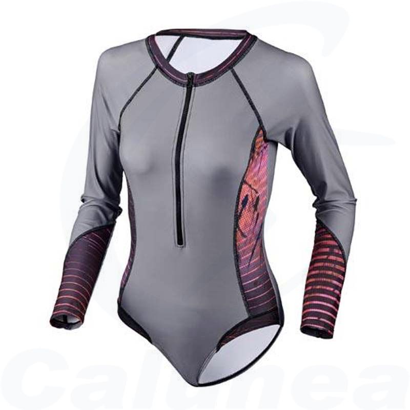 Image du produit Woman's long sleeves swimsuit BEACTIVE GREY BECO - boutique Calunéa