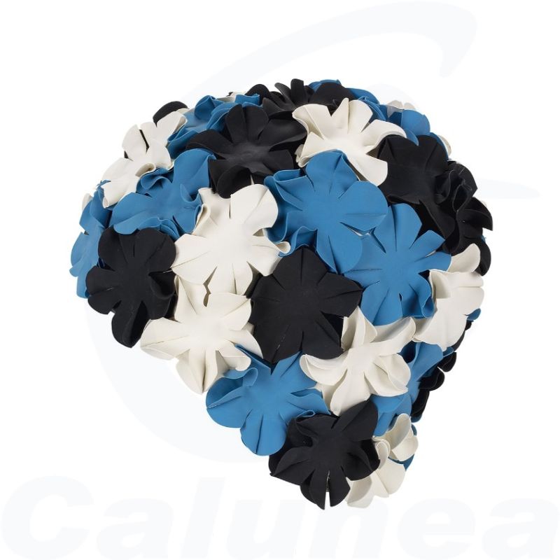 Image du produit Vintage swimcap RETRO FLOWER CAP BLUE / WHITE / BLACK FASHY - boutique Calunéa