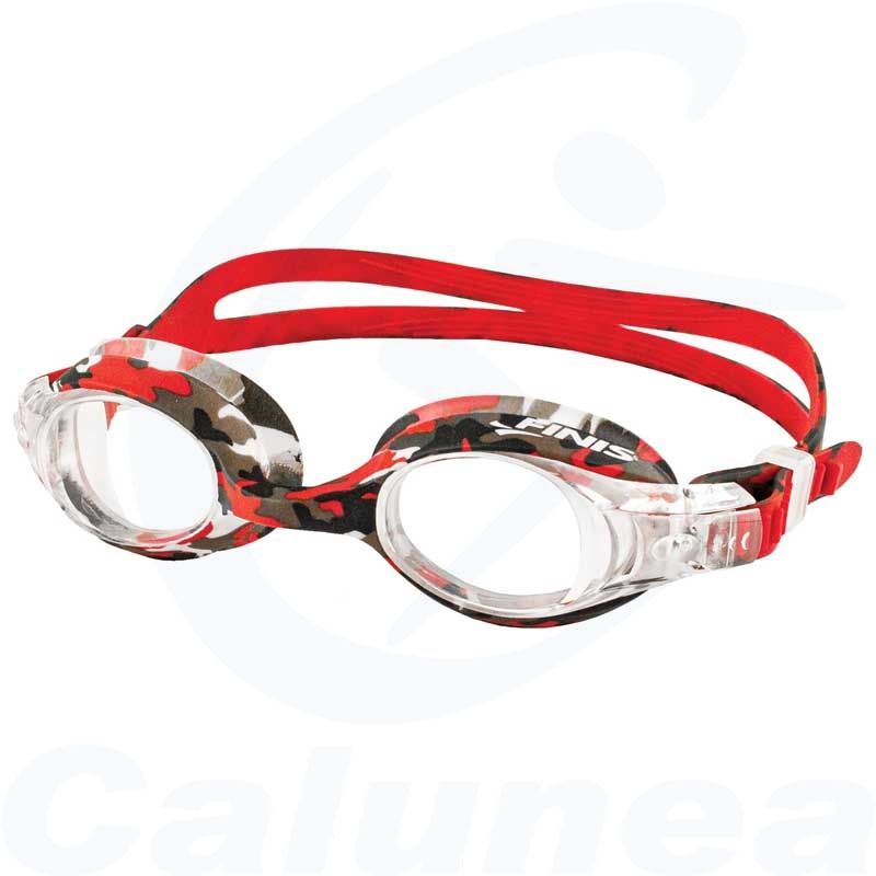 Image du produit Junior swimgoggles ADVENTURE RED CAMO FINIS (4-10 Years) - boutique Calunéa