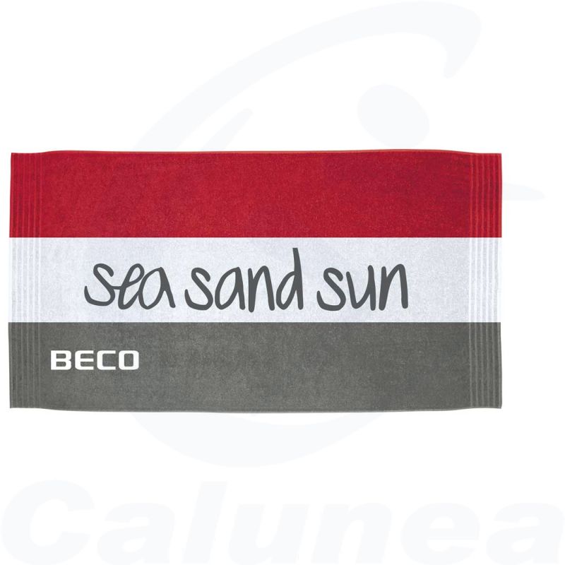 Image du produit Cotton Towel SEA SAND SUN RED BECO - boutique Calunéa