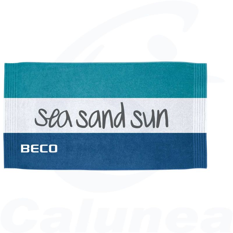 Image du produit Cotton Towel SEA SAND SUN BLUE BECO - boutique Calunéa