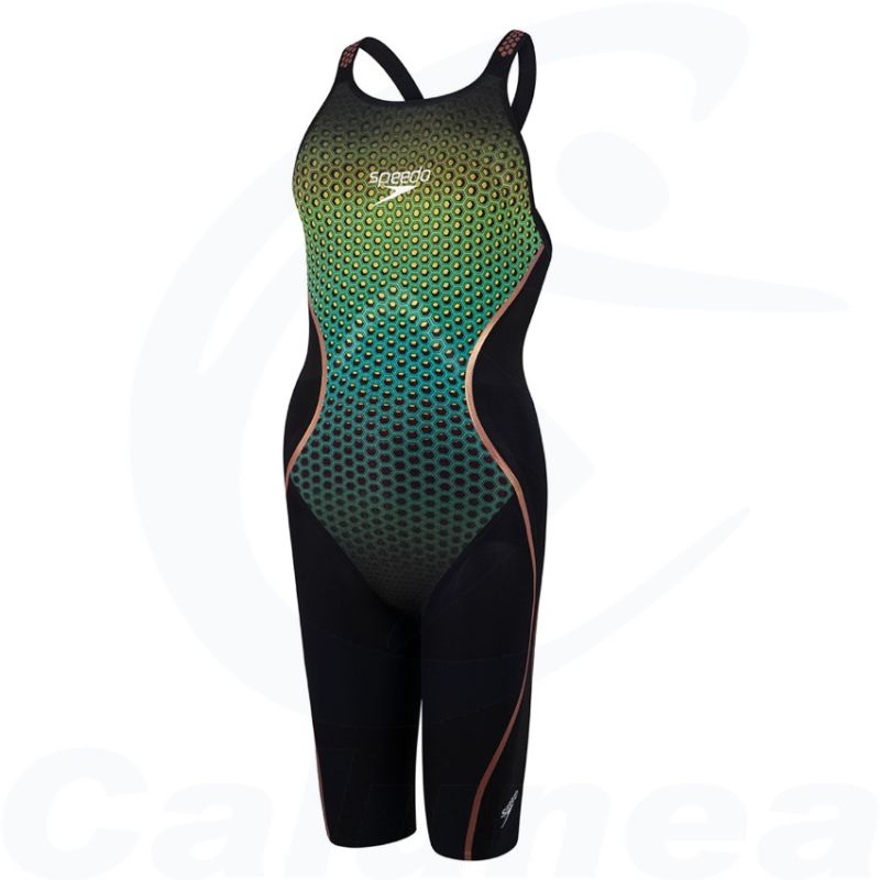 Image du produit Female racing swimsuit FASTSKIN LZR PURE INTENT CLOSED BACK BLACK / YELLOW SPEEDO - boutique Calunéa