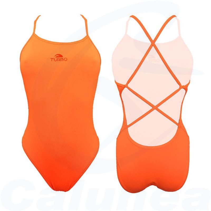 Image du produit Woman's swimsuit SIRENE SYNCHRO ORANGE FLUOR TURBO - boutique Calunéa