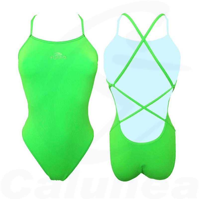 Image du produit Woman's swimsuit SIRENE SYNCHRO GREEN FLUOR TURBO - boutique Calunéa