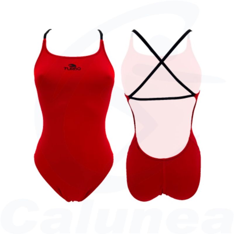 Image du produit Woman's swimsuit CROSS RED TURBO - boutique Calunéa