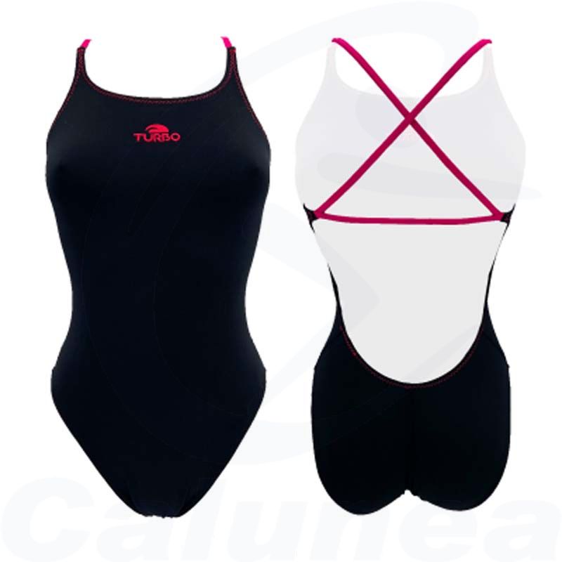 Image du produit Woman's swimsuit CROSS BLACK TURBO - boutique Calunéa