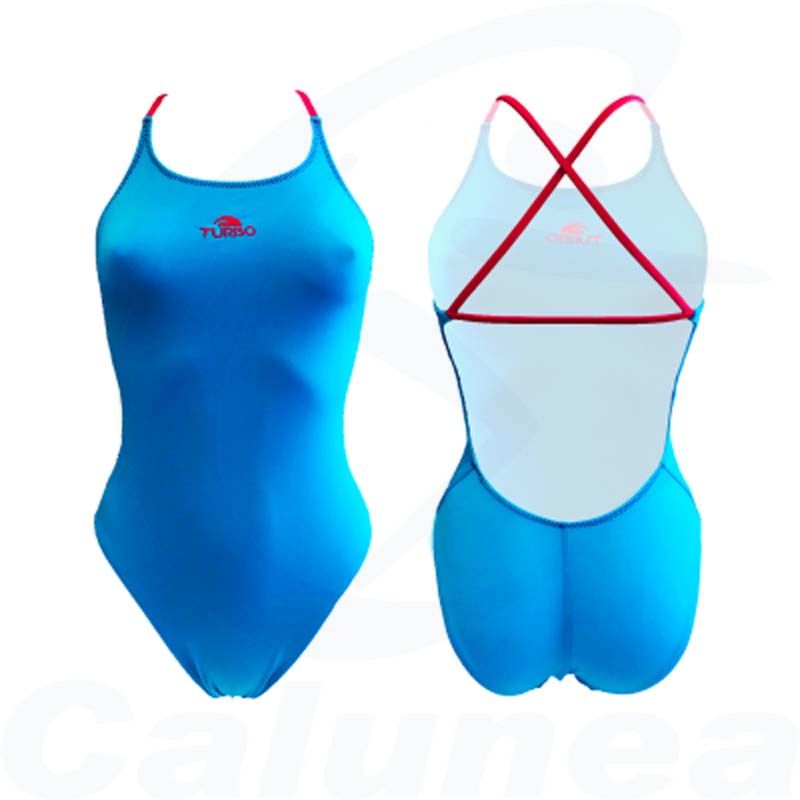 Image du produit Woman's swimsuit CROSS SKY BLUE TURBO - boutique Calunéa