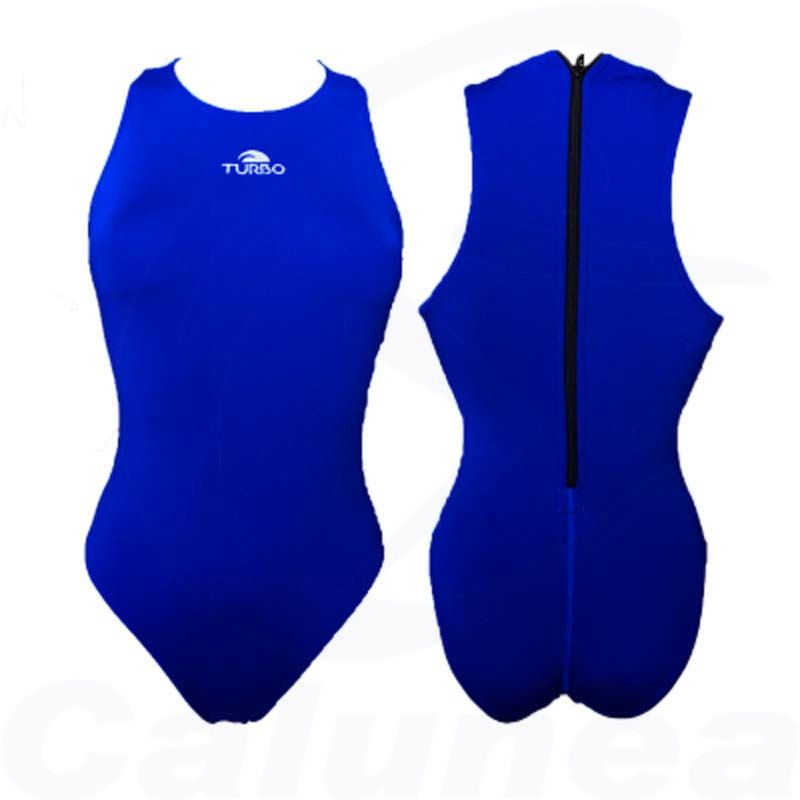 Image du produit Woman's swimsuit with zipper WATER POLO COMFORT MATCH ROYAL BLUE TURBO - boutique Calunéa