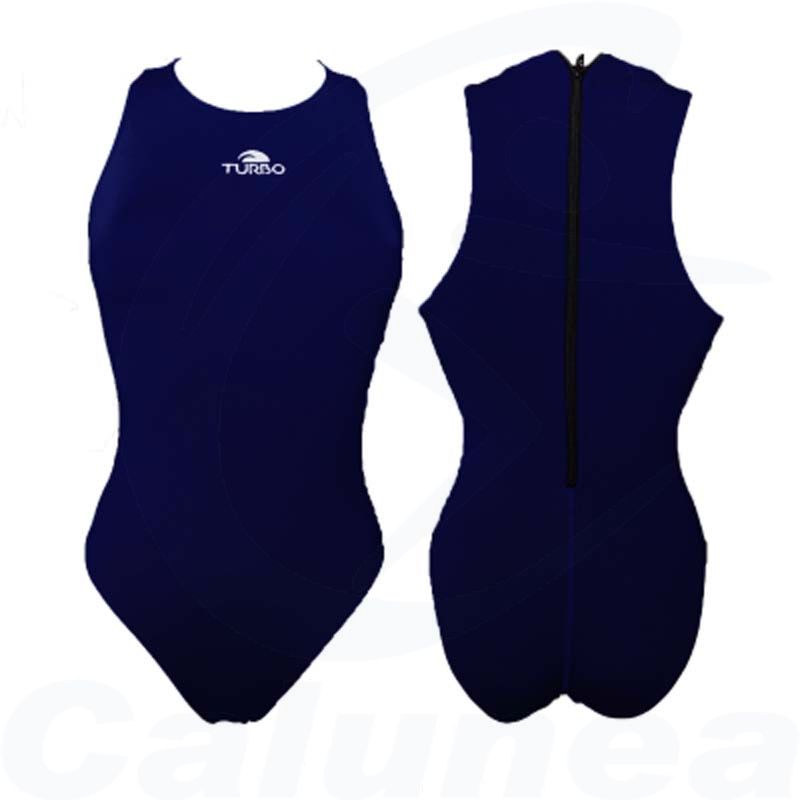 Image du produit Woman's swimsuit with zipper WATER POLO COMFORT MATCH NAVY TURBO - boutique Calunéa