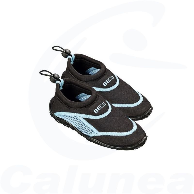 Image du produit JUNIOR NEOPRENE SURF-AND-SWIM SHOE BLACK / BLUE BECO (20/35) - boutique Calunéa
