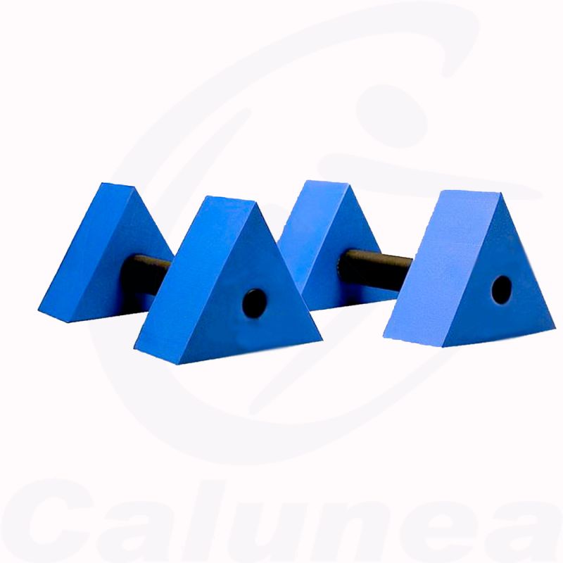 Image du produit TRIANGULAR AQUATIC DUMBBELLS BLUE CALUNEA - boutique Calunéa