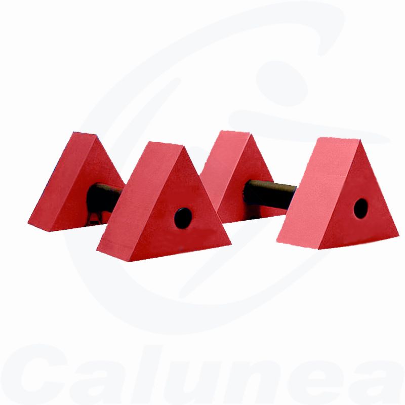 Image du produit TRIANGULAR AQUATIC DUMBBELLS RED CALUNEA - boutique Calunéa