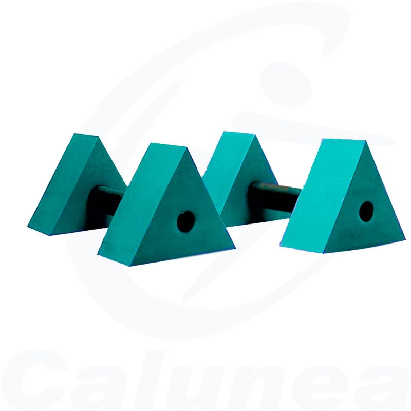Image du produit TRIANGULAR AQUATIC DUMBBELLS GREEN CALUNEA - boutique Calunéa