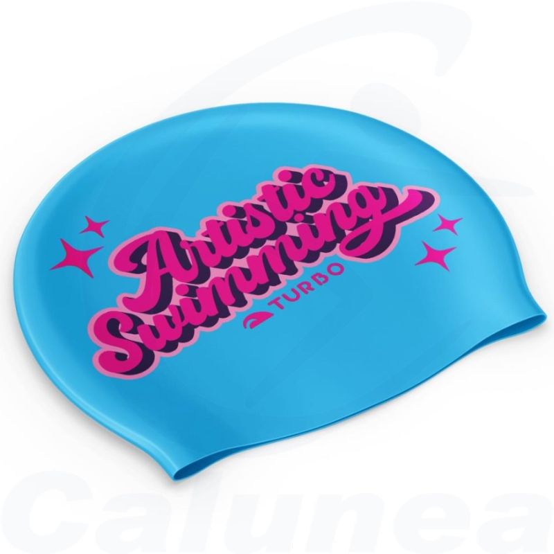 Image du produit Silicone swimcap ARTISTIC SWIMMING BLUE TURBO - boutique Calunéa