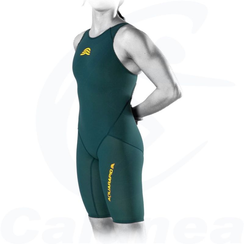 Image du produit Racing swimsuit ADRENALINE XTR OPEN BACK GREEN AQUARAPID - boutique Calunéa