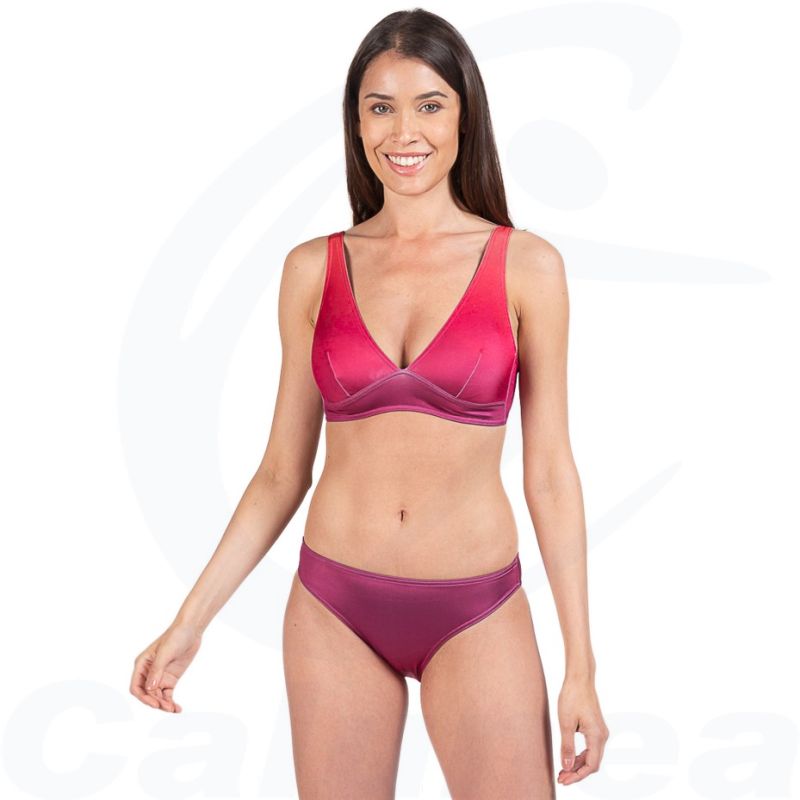 Image du produit Woman's 2-pieces swimsuit / Bikini AFRA LIVELY BORDEAUX AQUARAPID - boutique Calunéa
