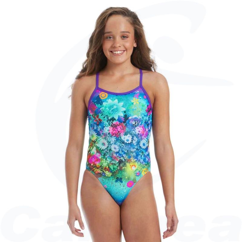 Image du produit Girls swimsuit WHIMSICAL WILDFLOWERS AMANZI - boutique Calunéa