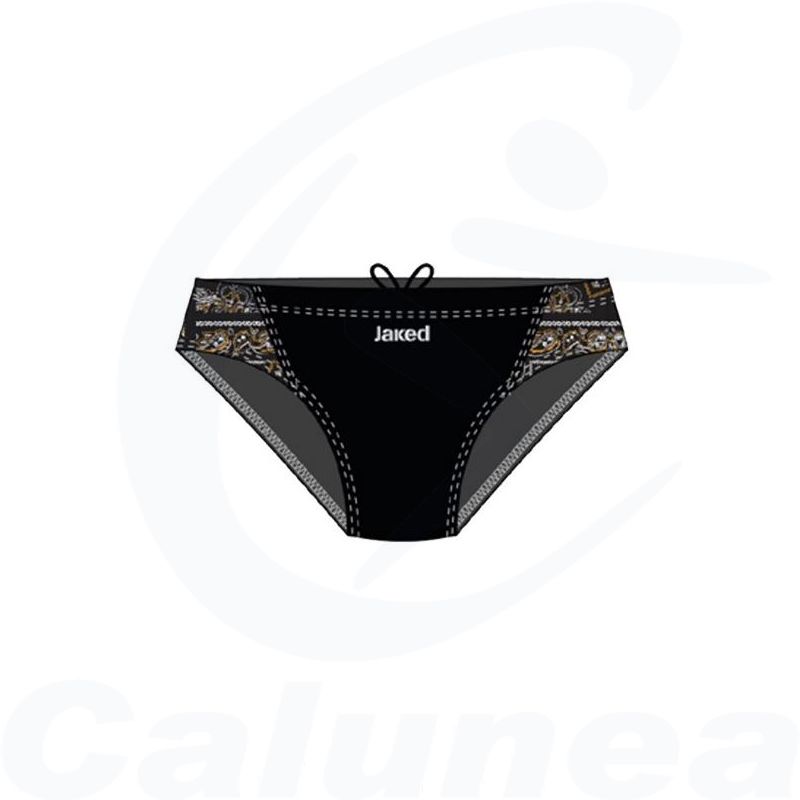 Image du produit Men's brief BANDANAS BLACK / ORANGE JAKED - boutique Calunéa