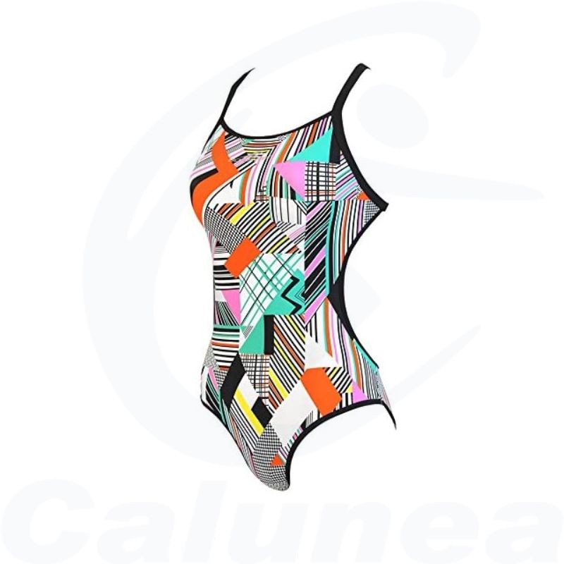 Image du produit Woman's swimsuit FRACTAL WAVE V-BACK AQUAFEEL - boutique Calunéa