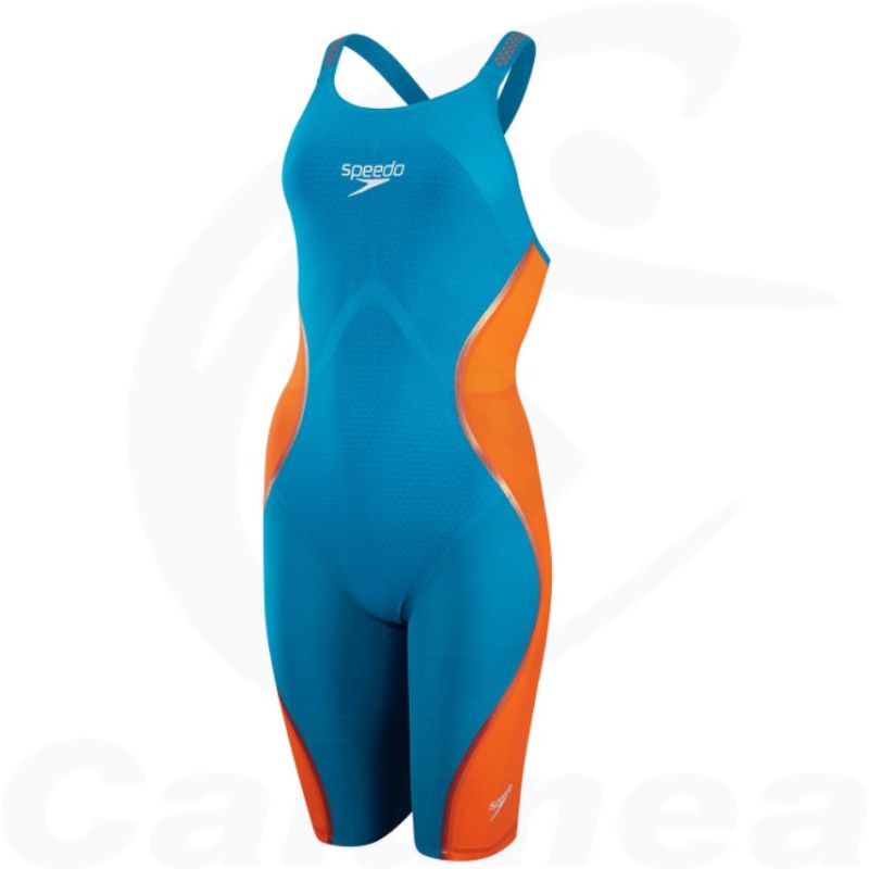 Image du produit Female racing swimsuit FASTSKIN LZR PURE INTENT OPEN BACK BLUE / ORANGE SPEEDO - boutique Calunéa