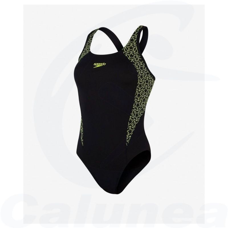 Image du produit Woman's swimsuit BOOMSTAR SPICE FLYBACK BLACK / YELLOW SPEEDO - boutique Calunéa