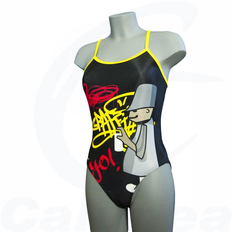 Image du produit Girls / Womans swimsuit URBAN CULTURE OPENBACK MULTICOLOURS FINIS - boutique Calunéa