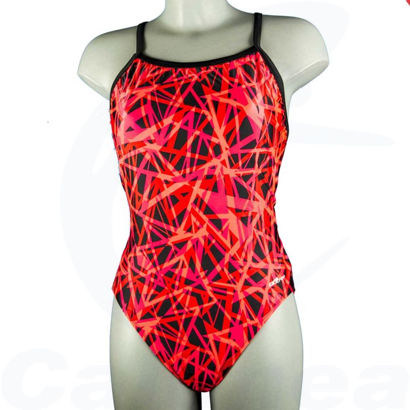 Image du produit Girls swimsuit SHATTER RED DOLFIN  - boutique Calunéa
