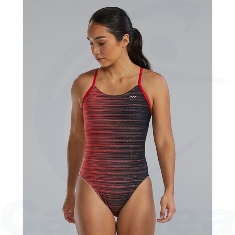 Image du produit Woman's / Girls Swimsuit SPEEDWARP CUTOUTFIT RED TYR - boutique Calunéa