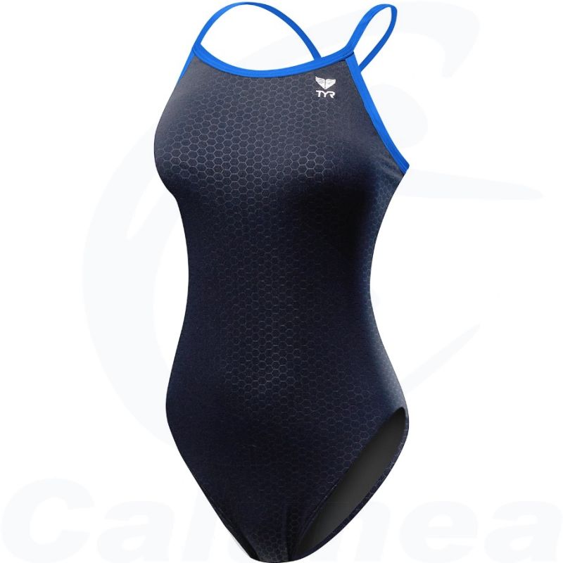 Image du produit Woman's / Girls Swimsuit HEXA DIAMONDFIT BLACK / BLUE TYR - boutique Calunéa