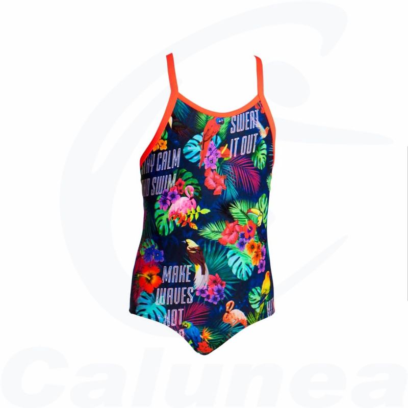 Image du produit Toddler girl's swimsuit TROPIC TAG FUNKITA - boutique Calunéa