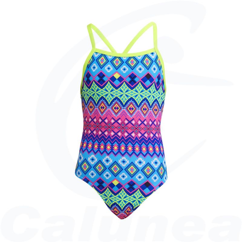 Image du produit Girl's swimsuit KRIS KRINGLE TIE ME TIGHT FUNKITA - boutique Calunéa