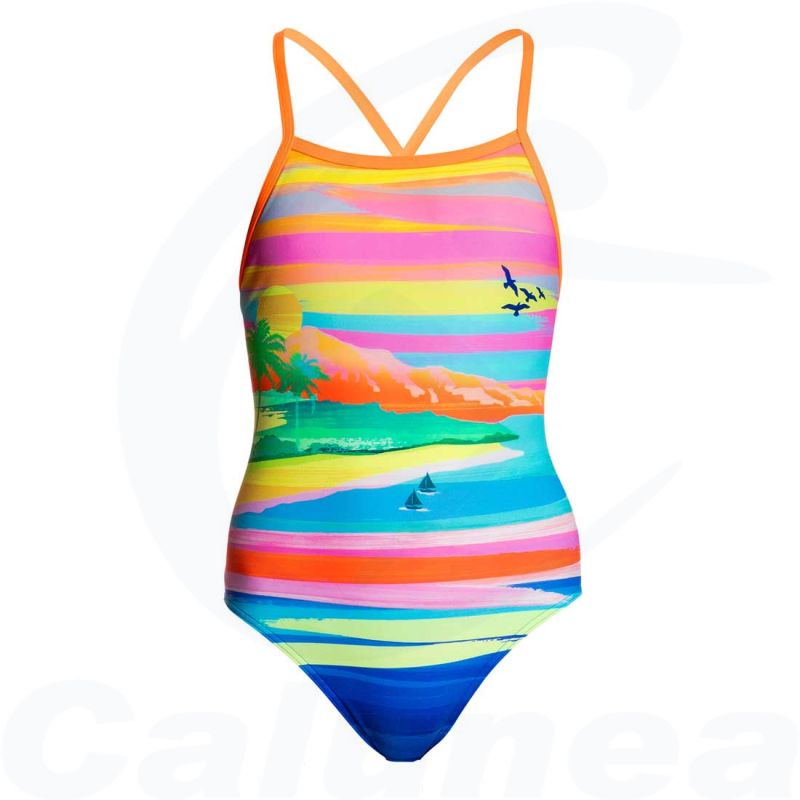 Image du produit Girl's swimsuit PINA COLADA TIE ME TIGHT FUNKITA - boutique Calunéa