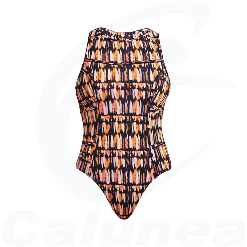Image du produit Woman's swimsuit with zipper HEADLIGHTS HIGH FLYER FUNKITA - boutique Calunéa