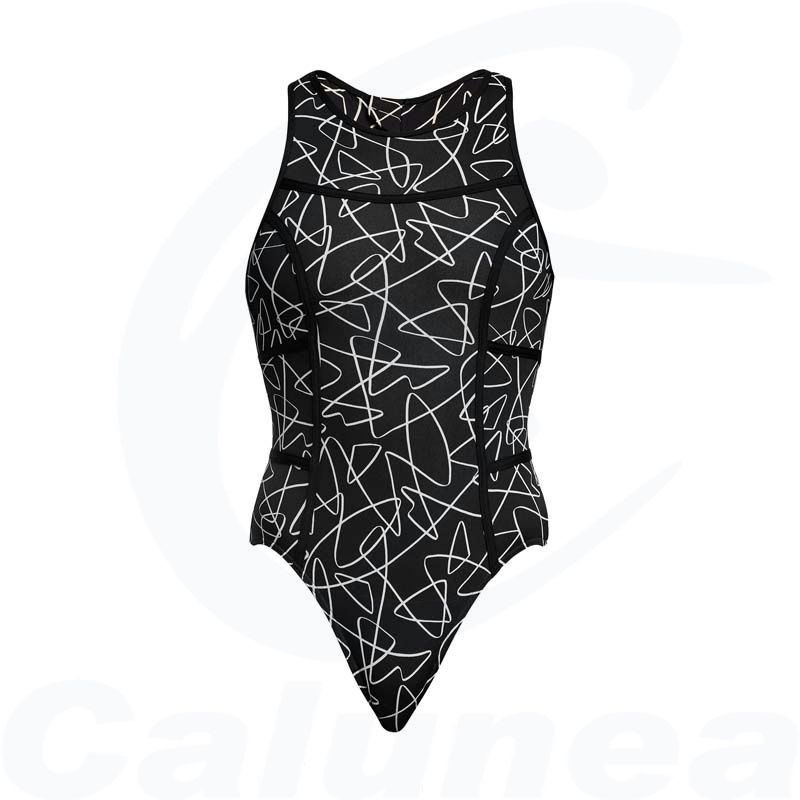 Image du produit Woman's swimsuit with zipper TEXTA MESS HIGH FLYER FUNKITA - boutique Calunéa