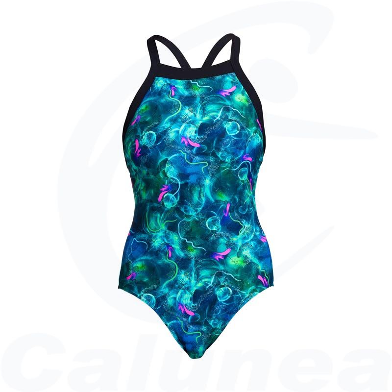 Image du produit Women's swimsuit POLAR LIGHTS SKY HI FUNKITA - boutique Calunéa