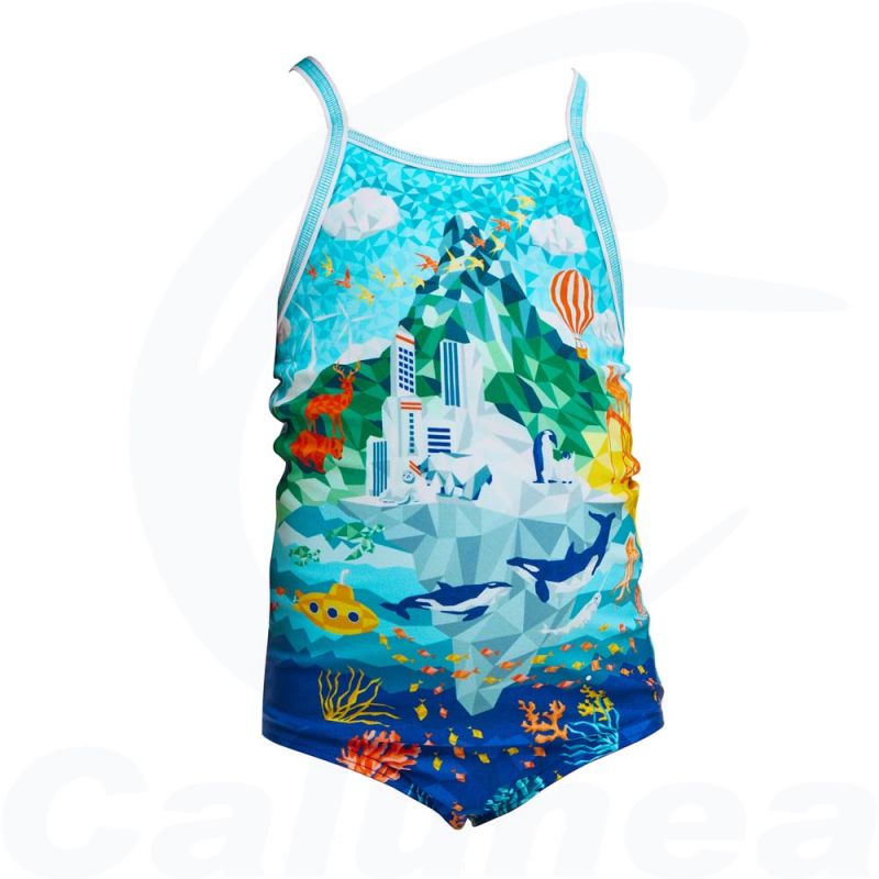 Image du produit Toddler girl's swimsuit WILDERNESS FUNKITA - boutique Calunéa