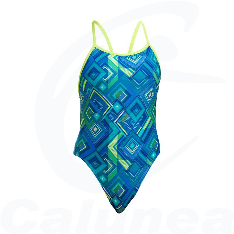 Image du produit Girl's swimsuit HELP ME RHOMBUS SINGLE STRAP FUNKITA - boutique Calunéa