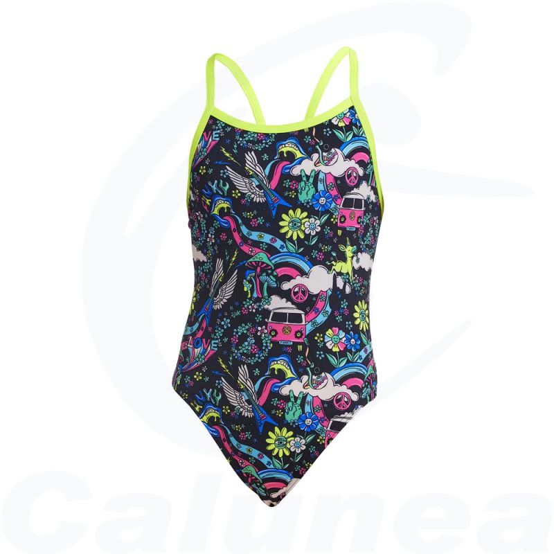 Image du produit Girl's swimsuit HIPPY DIPPY SINGLE STRAP FUNKITA - boutique Calunéa