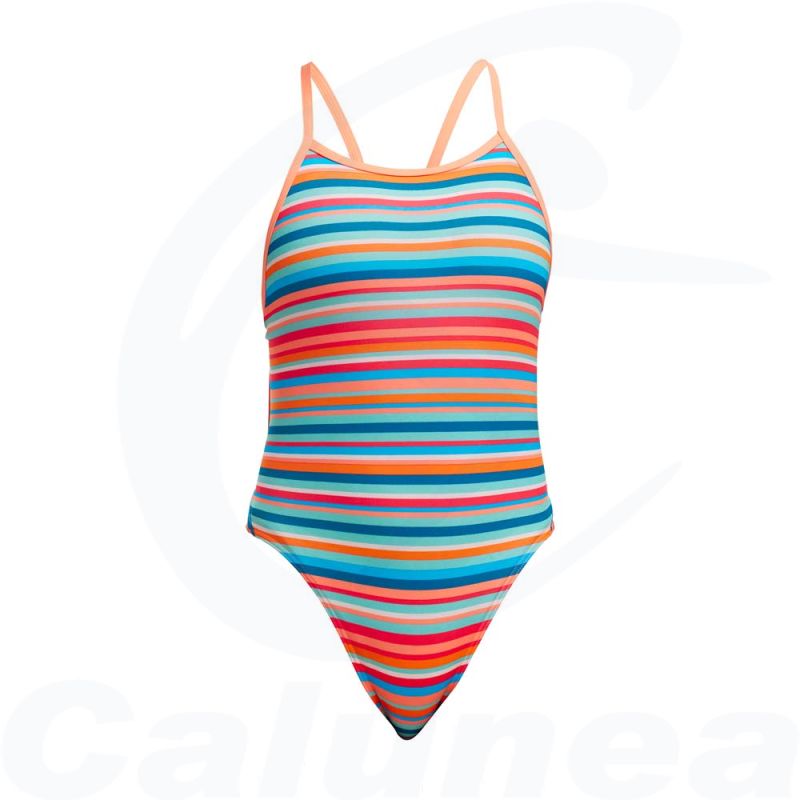 Image du produit Girl's swimsuit RIPE STRIPE SINGLE STRAP FUNKITA - boutique Calunéa