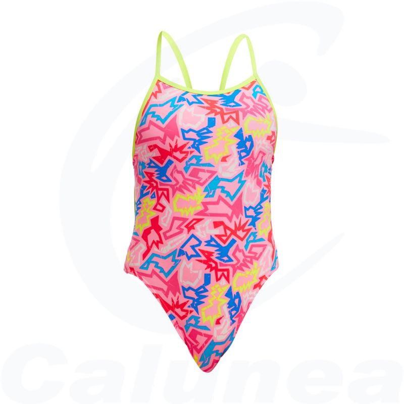 Image du produit Girl's swimsuit ROCK STAR SINGLE STRAP FUNKITA - boutique Calunéa