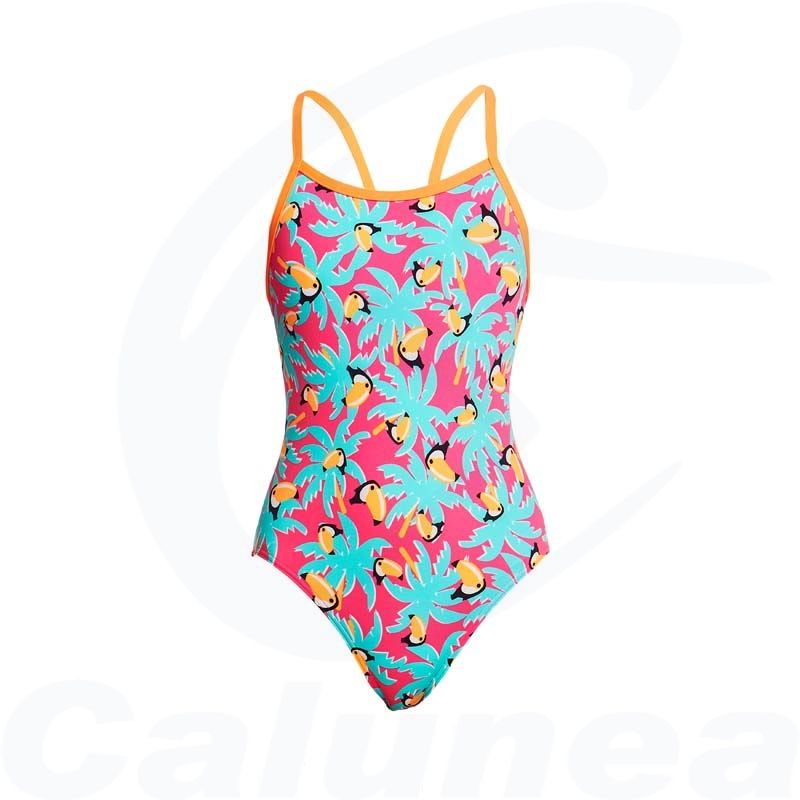 Image du produit Girl's swimsuit TOUCAN TANGO SINGLE STRAP FUNKITA - boutique Calunéa